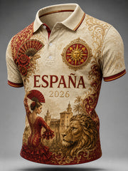 Men's Spain Futbol Fan 2026 Shirt