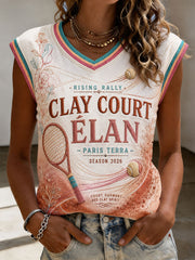 Women's Caly Court Paris Tennis Vests