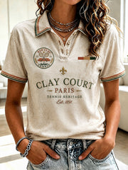 Women's Caly Court Paris T-shirt