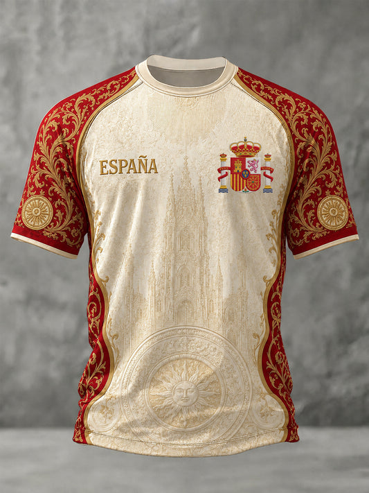 Men's Gift For Football Fans Print Casual Tee