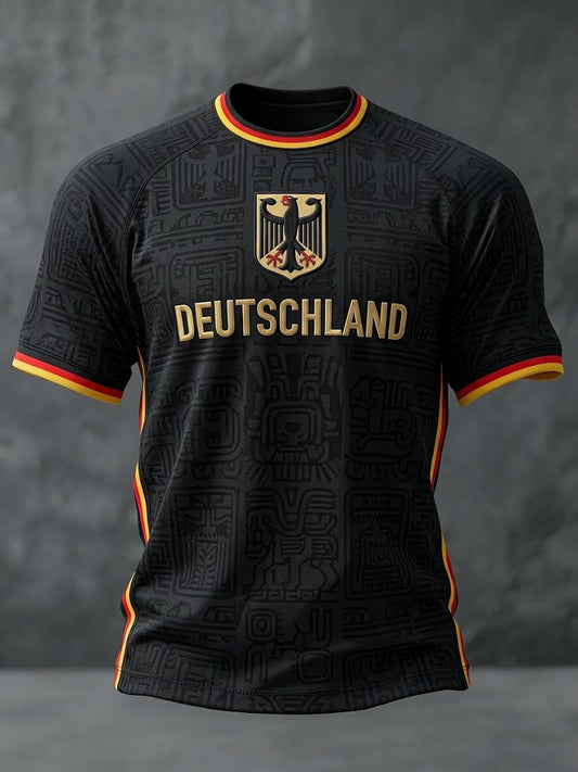 Men's Germany Football Printed T-shirt