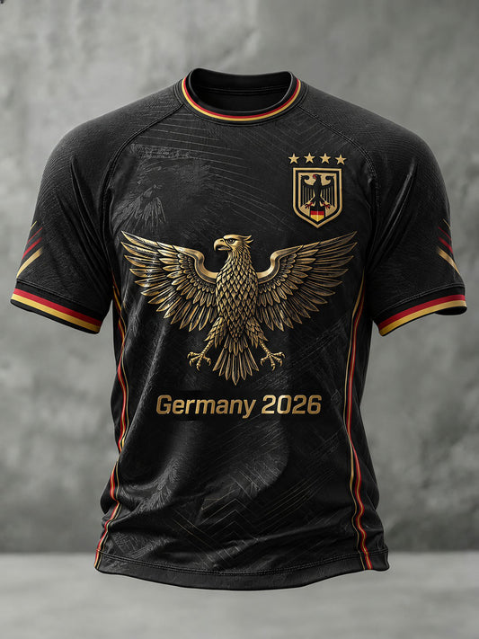 Men's Germany Football Printed T-shirt