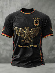 Men's Germany Football Printed T-shirt