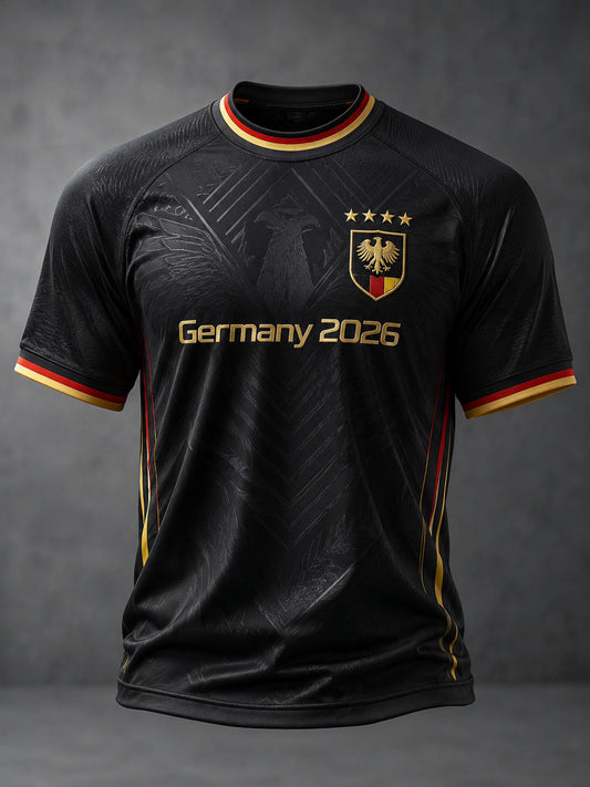 Men's Germany Football Printed T-shirt