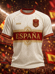 Men's Gift For Football Fans Print Casual Tee