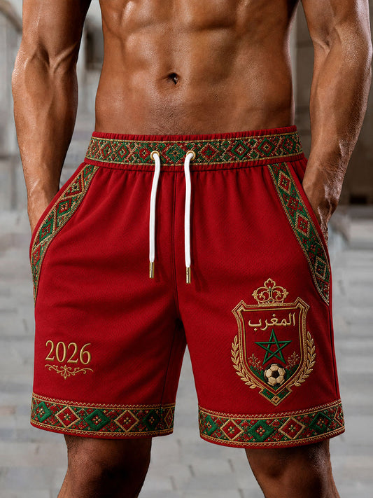 Men's 2026 Morocco Football Shorts