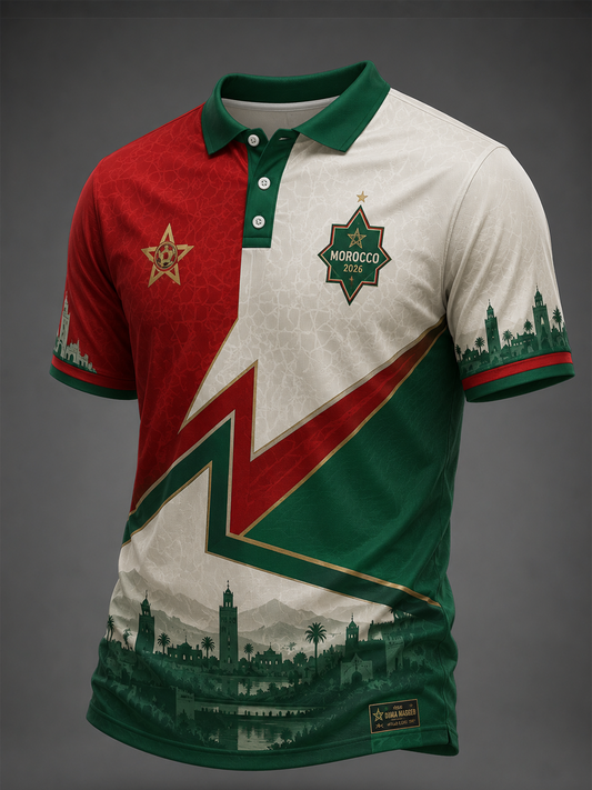 Men's MOROCCO Printed polo shirt