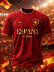 Men's Gift For Football Fans Print Casual Tee