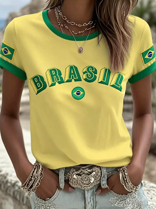 Women's short-sleeved T-shirt