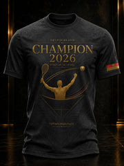 Men's 2026 Tennis Champion Commemorative T-Shirt