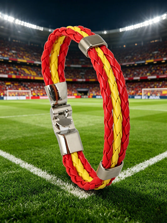 Spanish football bracelet