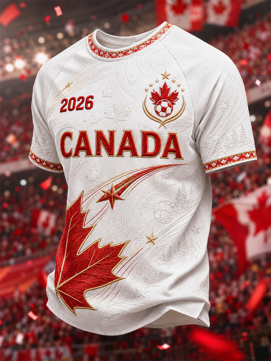Men's Gift For Football Fans Print Casual Tee