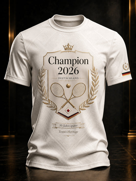 Men's 2026 Tennis Champion Commemorative T-Shirt