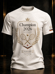 Men's 2026 Tennis Champion Commemorative T-Shirt