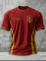 Men's Spanish Football Fans Print T-shirt