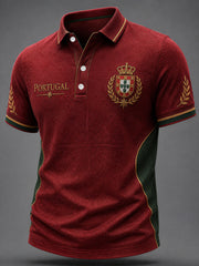Men's Portuguese Football Print Casual Top