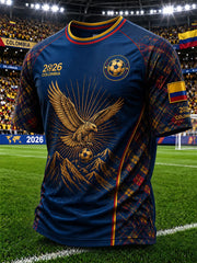 Men's 2026 Colombia Football Print Casual T-Shirt