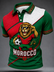Men's MOROCCO Printed polo shirt