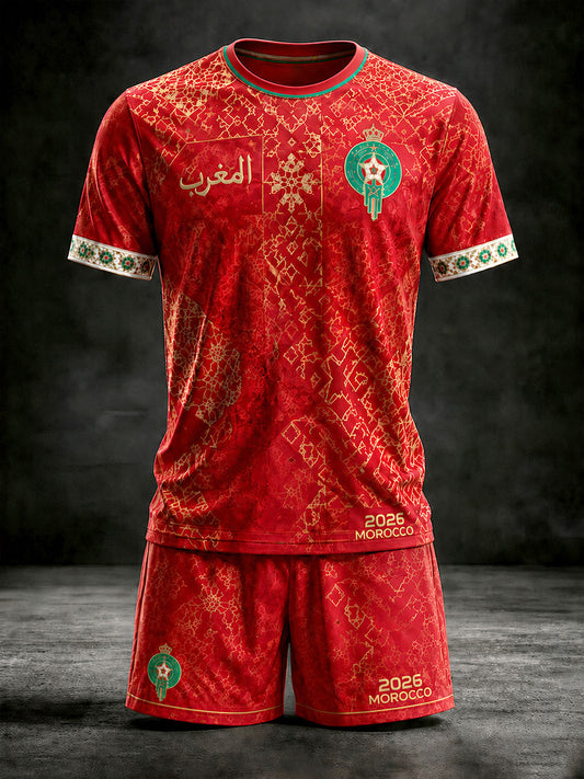 Men's 2026 Morocco Football Unisex Suits