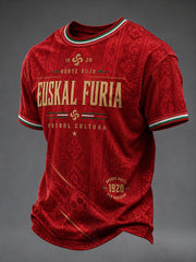 Men's Spain Football Short Sleeves T-shirt