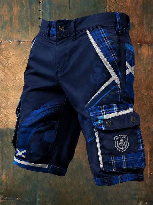 Men's UK Football Lover Scotland Printed shorts
