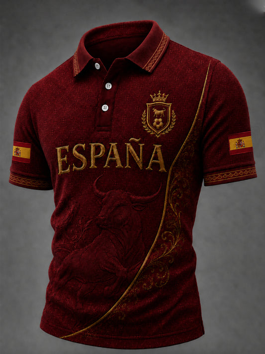 Men's Gift For Football Fans Print Casual Short Sleeve Top