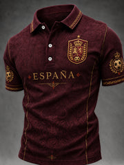 Men's Gift For Football Fans Print Casual Short Sleeve Top