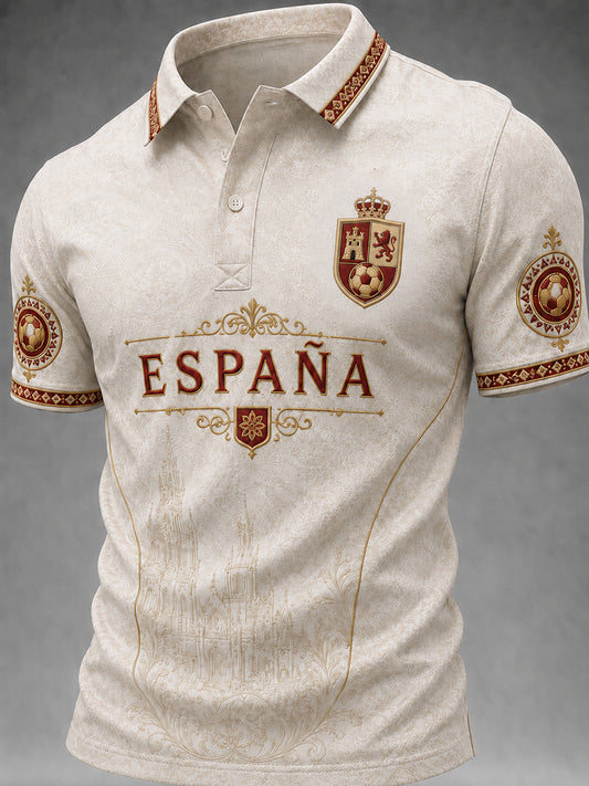 Men's Gift For Football Fans Print Casual Short Sleeve Top