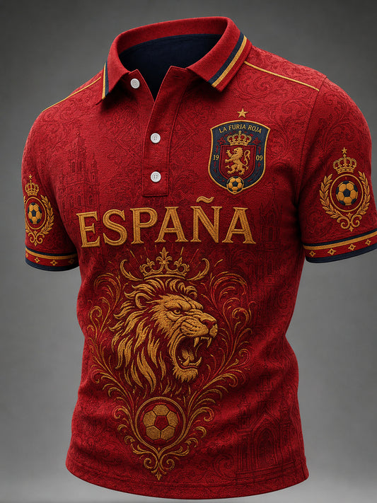Men's Gift For Football Fans Print Casual Short Sleeve Top