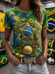 Women's short-sleeved T-shirt