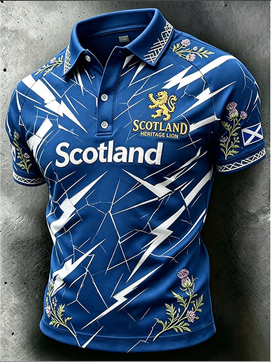 Men's Scotland Printed polo shirt
