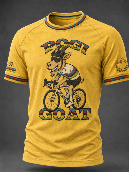 Men's Pogi Goat Short Sleeve T-shirt