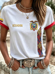Damen-Kurzarm-T-Shirt