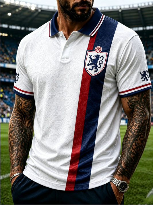 Men's UK Football Lover England Printed polo shirt