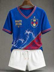 Women's 2026 Haiti Football Casual T-shirt