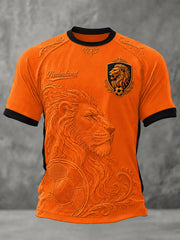 Men's Gift For Football Fans Print Casual Tee
