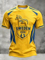 Men's Sweden Inspired Football Shirt