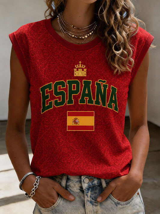 Women's Spain Football Vests
