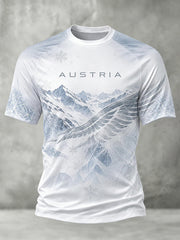 Men's Austria Print Casual Tee