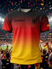 Men's Germany Football Fan 2026 Print Casual T-shirt