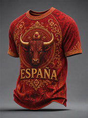 Men's Gift For Football Fans Print Casual Tee