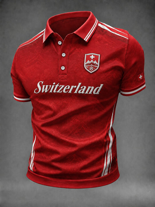 Men's Switzerland Printed Shirt