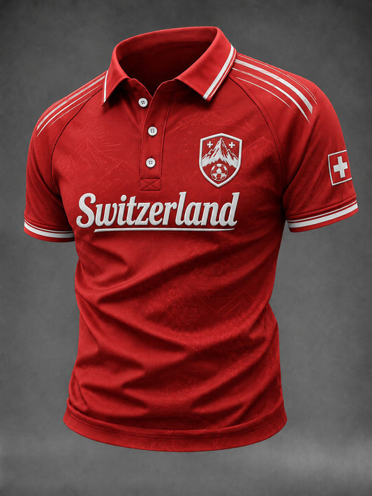 Men's Switzerland Printed Shirt