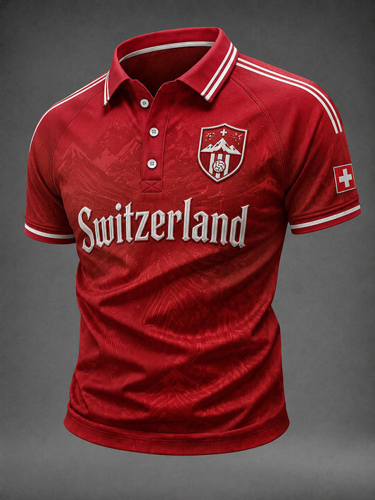 Men's Switzerland Printed Shirt