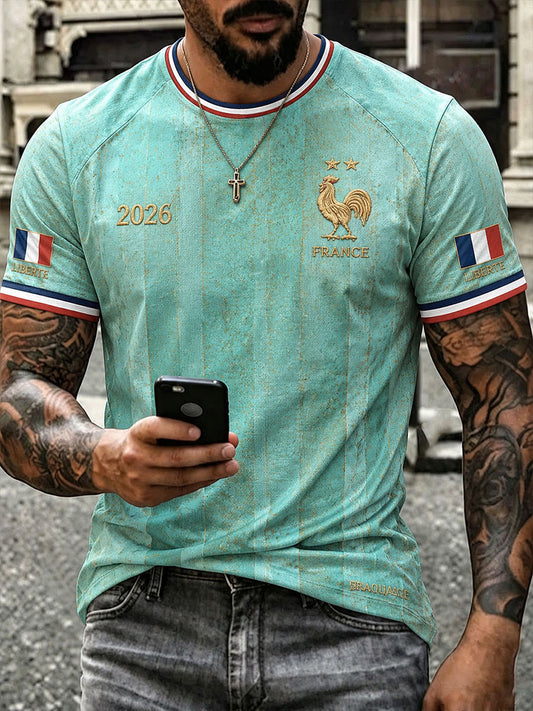 Herren-Fußball-T-Shirts Frankreich