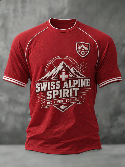 Men's Switzerland Printed T-shirt