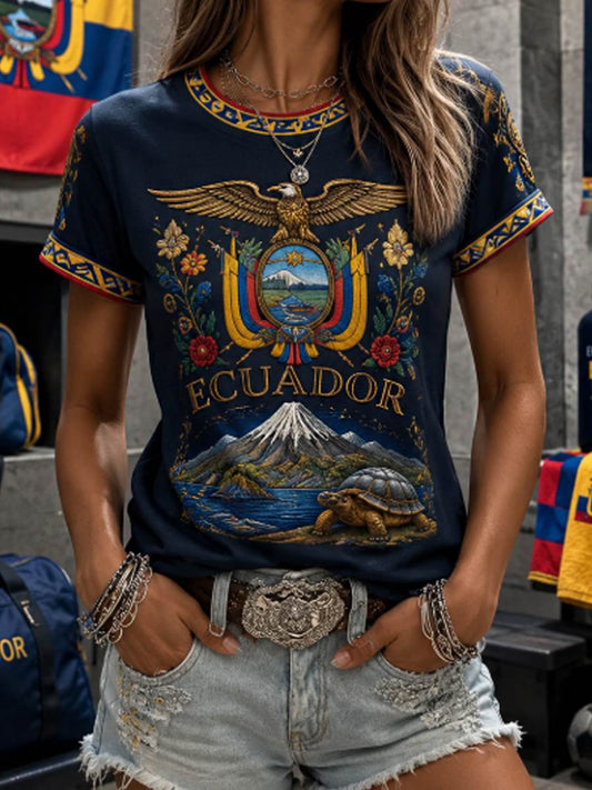 Damen-Kurzarm-T-Shirt