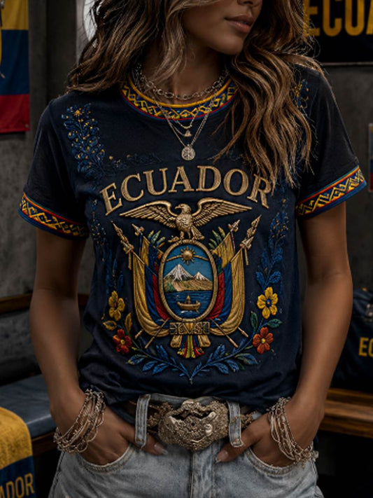 Damen-Kurzarm-T-Shirt