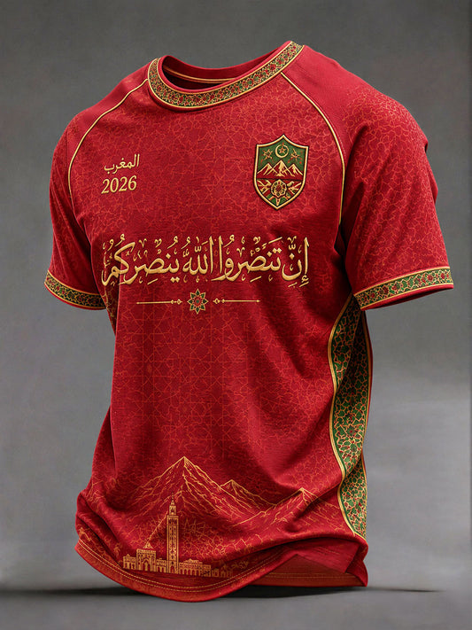 Men's 2026 Morocco Football T-Shirts