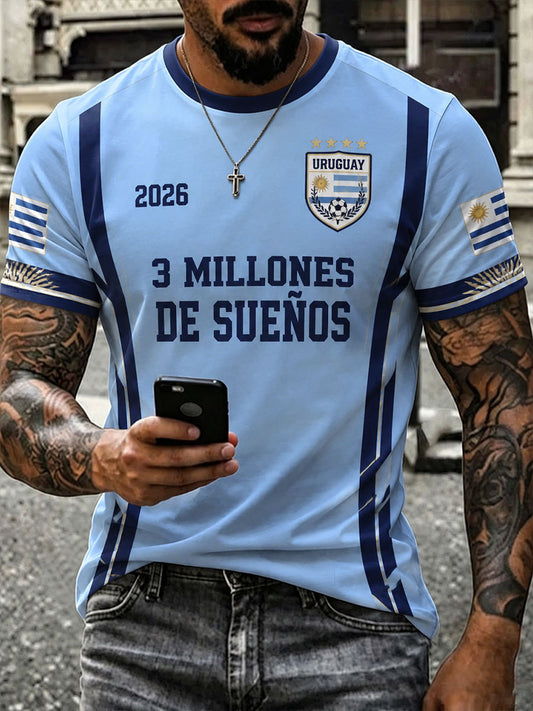 Uruguay Fußball T-Shirts für Herren